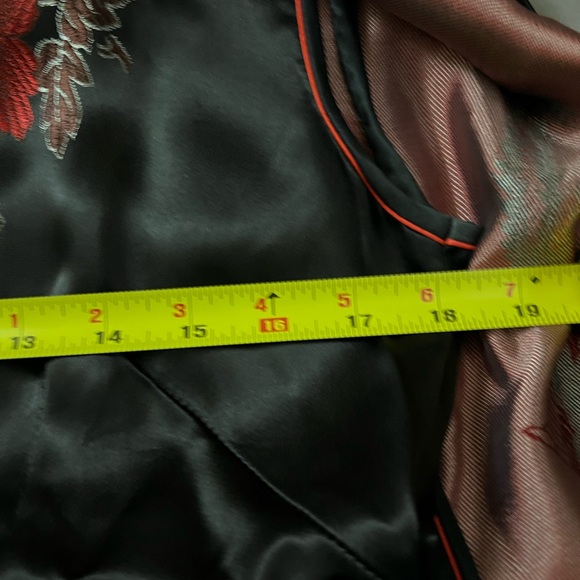 Original Chinese silk dress.  Tag says XL but runs VERY small. - Picture 10 of 16